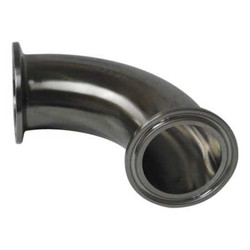 Maxpure Elbow,90 deg.,T316L SS,Clamp TEG2C6L.75-PL