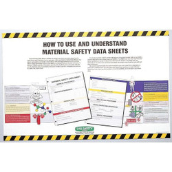 Hazard Communication Right To Know Poster,23 1/2x37in,Vinyl 10699