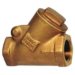 Milwaukee Valve Swing Y Check Valve,5.875 in Overall L 515Y 2