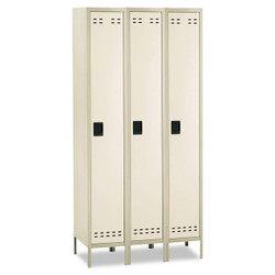 Safco Single-Tier,Three-Column Locker 5525TN