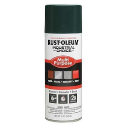 Rust-Oleum Spray Paint,Hunter Green,12 oz. 1638830
