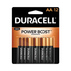 Duracell® Power Boost CopperTop Alkaline AA Batteries, 12/Pack MN1500B12