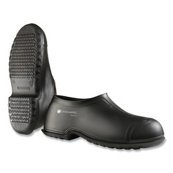 Overshoes, X-Large, 4 in, PVC, Black