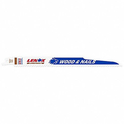 Lenox Reciprocating Saw Blades,9 in L,Steel 20587S956R