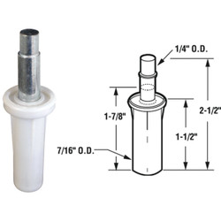 Prime-Line Nylon Base Bifold Door Top Mount Pivot (2 Count) N 6583