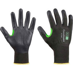 CoreShield 23-7518B/8M Cut Resistant Gloves Nitrile Micro-Foam Coating A3/C Size
