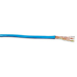 Genspeed Data Cable,Cat 5e,24 AWG,1000ft,Blue W5131278E