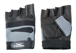 Condor Anti-Vibration Gloves,M,Black/Silver,PR 1EC79