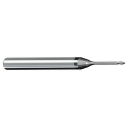 Micro 100 Sq. End Mill,Single End,Carb,0.0300" MEF-030-045K