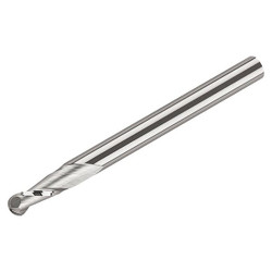 Micro 100 Ball End Mill,Single End,3.50mm,Carbide BMRM-035-2X