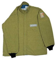 Salisbury Arc Flash Jacket,32 In. L,HRC4,Green,3XL ACC4032PLT3X