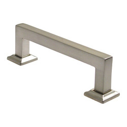 Rusticware Modern Sq Cabinet Pull Satin Nickel 4" 994SN