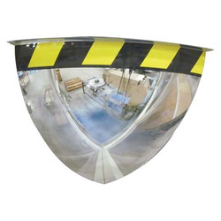 Sim Supply Qtr Dome Mirror, 26 In.,Acrylic, Hi Viz ONV-90-26-SB
