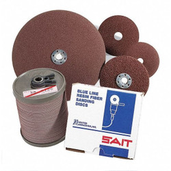 United Abrasives/Sait Fiber Disc,4-1/2 in. Dia.,50 Grit,PK25 50093