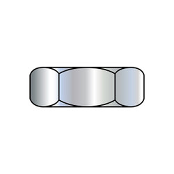 Sim Supply Hex Nuts,2 1/2-4 HEx JAM NUT ZINC,PK5 250NJ