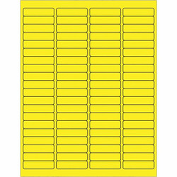 Tape Logic Rect. Laser Lbl,1-15/16"x1/2",Yl,PK8000 LL171YE