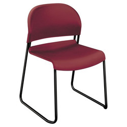 Hon GuestStacker Series Chair,Mulberry,PK4 H4031.MB.T