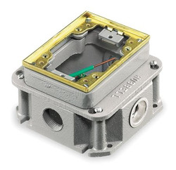 Hubbell Wiring Device-Kellems Floor Box,Rectangular,33.0 cu. in. B2436