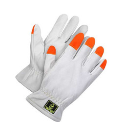 Bdg Leather Gloves,Goatskin Palm 20-1-1891-X3L