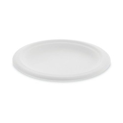 Pactiv Disposable Fiber Plate,6 in,White,PK1000 MC500060001