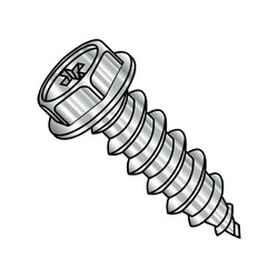 Sim Supply Anchor Screws,8-15x3/8,Phil Hex,PK5000 0806APW188