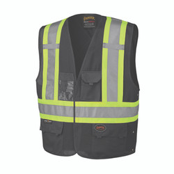 Pioneer Solid Vest,Black,4/5XL V1021571U-4/5XL