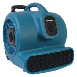 Xpower Air Mover,1 HP,Telescopic Handle,Wheels P-830H