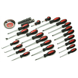 Titan Screwdriver Set,w/Mini Parts Tray,42pcs. 17242