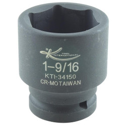 K-Tool International Shallow 6Pt,Impact Socket,3/4"Dr,1-9/16" KTI-34150