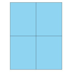 Tape Logic Laser Label,Rectangle,4 1/4x5 1/2",PK400 LL183BE