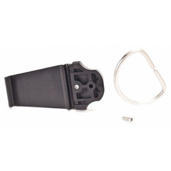 Msa Safety Belt Clip,Plastic,Black 10094830