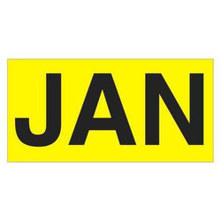 Tape Logic Label,Month,JAN,3x6" DL6702