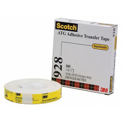 Scotch Reposition Transfer Tape 1/2x36 yd.,PK6 T9689286PK