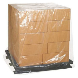 Partners Brand Pallet Cover,46x36x65",2 Mil,Clear,PK100 BL4636