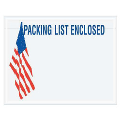 Tape Logic Envelopes,PLE,USA Flag,7x5 1/2",PK1000 PL468