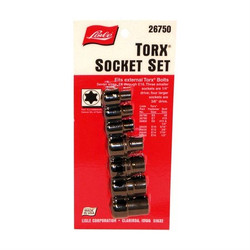 Lisle External Torx Socket Set,8 Pc 26750