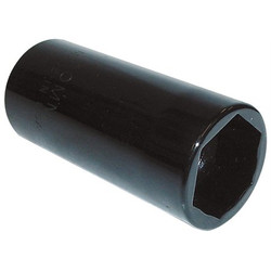 Lisle Axle Nut Socket,36mm,1/2" D,6pt. Black 39550