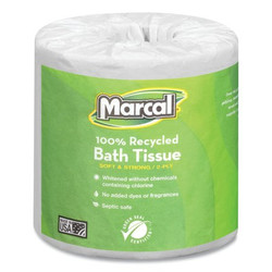 Marcal Embossed Toilet Paper,2-Ply,White,PK48 6079