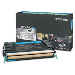 Lexmark Toner Cartridge,12000 Page-Yield,Cyan X748H1CG