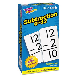 Trend Skill Drill Flash Cards,Subtraction,PK91 T53103