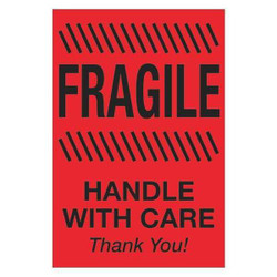 Tape Logic Label,Fragile HWC,4x6" DL1186
