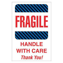 Tape Logic Label,Fragile HWC,4x6" DL1560