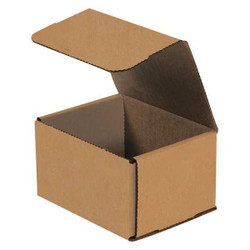 Partners Brand Kraft Corrugated Mailers,5 x 5 x 3",PK50 M553K
