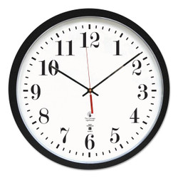 Chicago Lighthouse Atomic Clock,16-1/2",Black 67403302