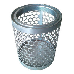 Sim Supply Suction Strainer,4" NPSM,Side Round  5RWK7