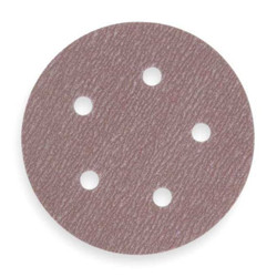 Norton Abrasives PSA Disc Roll,5 Hole,5in,P500G,AlO 66261131487