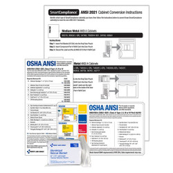 First Aid Only Standards Upgrade Kit,2pcs,4x1" 91365