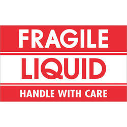 Tape Logic Label,"Fragile-Liquid-Handle With Care" DL1300