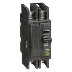 Square D Circuit Breaker,30A,120/240V,2P QOU230