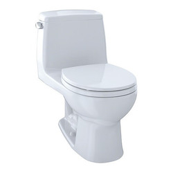 Toto Toilet,Eco,Ultramax,Rnd Front,One Pc,Wht MS853113E#01